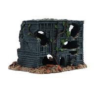 Croovepi Grotte de crevettes pour aquarium, maison décorative, habitat de reptile, décoration pour Betta Aquatic Pet Products Home Table Decor