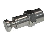 Croozer 3092019235 Attelage d'Achsmere Mixte Adulte, Argent Taille Unique