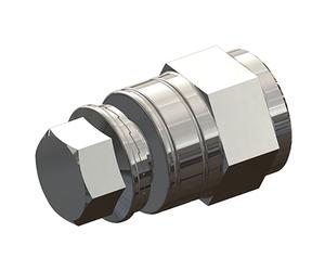 Croozer - Adaptateur pour écrou d'axe - 3/8 x 26 - silver