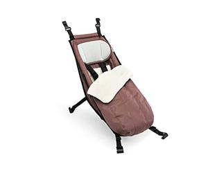 Croozer, Croozer Babysitz Winter-Set Blossom Red, Kit De Sac Nanna pour La Remorque, Jaune, Unisexe-Adulte