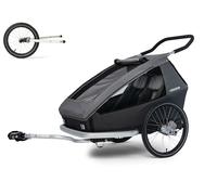 Croozer Remorque À Vélo Buggy Kid Keeke 2 Inclus Set De Jogging