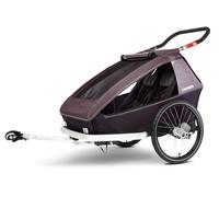 CROOZER Remorque de vélo enfant Kid Vaaya 2 Blossom Red