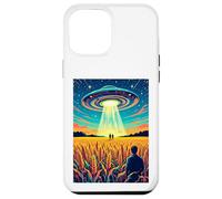 Crop Circles - Message in The Field OVNI Alien Vintage Coque pour iPhone 12 Pro Max
