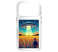 Crop Circles - Message in The Field OVNI Alien Vintage Coque pour iPhone 17 Pro