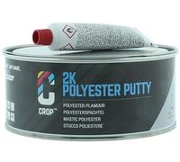 CROP Mastic polyester - Avec durcisseur 2K - Boîte - Promoteur d’adhérence & remplissage uniforme - 750 ML - Application régulière & mise en œuvre rapide