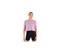 Crop top circle smooth operator rose lilas femme