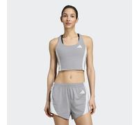 Maillot crop femme adidas Adizero Archive Gris XS