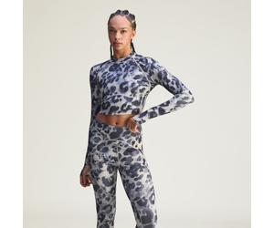 Crop top de training imprimé à manches longues adidas by Stella McCartney Beige / Black M