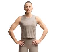 Crop top femme Puma Hyrox Cloudspun ThermoAdapt marron, Taille S