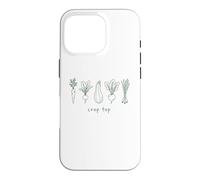Crop Top Funny Jardinage Pun Légumes Art Coque pour iPhone 16 Pro