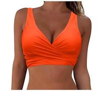 Crop Top Maillot De Bain Meuf Maillot De Bain Maillot De Bain Chic Tankini avec Coques Maillot De Bain Ventre Rond Bandeau Armature Maillot De Bain String Maillot De Bain Femme Culotte De Maillot De