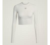 Crop top manches longues de training adidas By Stella McCartney Almond Milk-Smc XL