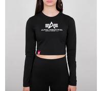 Crop top manches longues femme Alpha Industries Basic Noir S