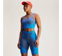 Crop top zippé bicolore adidas by Stella McCartney Deep Sea Blue-Smc / Bahia Blue S