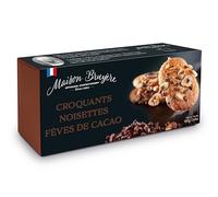 Croquants Noisettes Fèves de Cacao - Etui de 100 g - Maison Bruyère depuis 1964