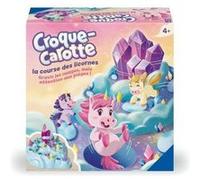 Croque carotte licorne course dans les nuages - parcours avec pieges - jeu de societe enfant 4 ans - set grand classique et carte