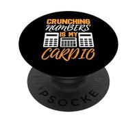 Croquer Les Chiffres, C'est Mon Design de Cardio PopSockets PopGrip Adhésif