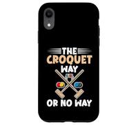 Croquet à la manière ou Pas du Croquet Coque pour iPhone XR