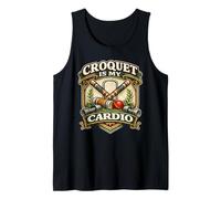 Croquet is My Cardio Cadeau de Jeu de pelouse de Joueur de Débardeur