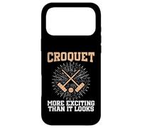 Croquet Plus Excitant qu'il n'y paraît Croquet Coque pour iPhone 17 Pro Max