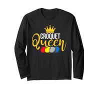 Croquet Queen - Jeu de pelouse Maillet Wicket Hoop Ball Manche Longue