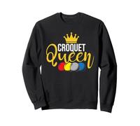 Croquet Queen - Jeu de pelouse Maillet Wicket Hoop Ball Sweatshirt