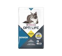 VERSELE-LAGA - Croquettes Chat Opti Life Senior - Nourriture pour Chat Adulte - sans Céréales - Au Poulet - 2,5 kg