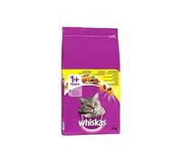 Whiskas Nourriture humide pour chat adulte 1+ avec poulet en sauce, 10 boîtes (10 x 400 g)