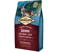 Croquettes Carnilove pour Chat Adult à Poils longs au Saumon - 6kg Saumon G
