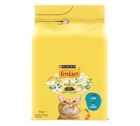 Croquettes chat - PURINA - Friskies - Thon - Légumes - 3KG