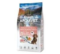 Croquettes fraîches Mini Semi-humides au Saumon et à la Dinde pour Chiens - Arquivet - Aliment pour Chiens 1 kg.