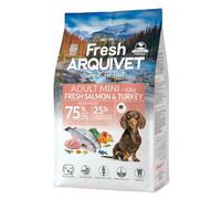 Croquettes fraîches Mini Semi-humides au Saumon et à la Dinde pour Chiens - Arquivet - Aliment pour Chiens 2,5 kg.