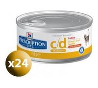 Hill's Prescription Diet c/d Urinary Care Multicare, poulet - 6 x 156 g