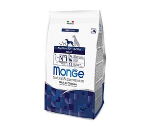 Croquettes Monge Medium Adult 2 x 12kg Natural superpremium