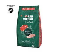 Croquettes Mr. Meat aux herbes, saveur bœuf et lapin, pour chiens de races moyen