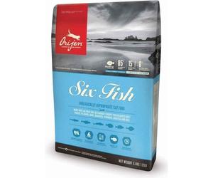 Croquettes - Orijen - Six Fish - 340g - Riche en protéines - Pour chats juniors