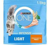 Croquettes pour Chat Adulte Light Poulet Bifensis PURINA One - Le Sac d'1,5kg Lot De 3 - par Lot