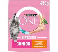 Croquettes pour Chat Junior Poulet Bifensis PURINA One - Le Sac de 450g Lot De 4 - par Lot