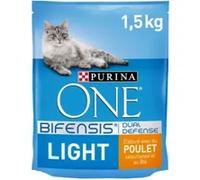 Croquettes pour chat One Light poulet et blé 1,5kg