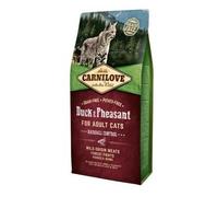 Carnilove Croquettes pour Chat sans Céréales/Pommes de Terre Canard/Faisan 6kg