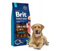 Croquettes pour chien BRIT Premium By Nature Sensitive Agneau 15 kg