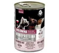 Croquettes pour chiens PetRepublic au bœuf monoprotéiné, morceaux en sauce 400g
