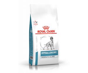 Croquettes Royal Canin hypoallergéniques à teneur calorique modérée pour chiens, 7 kg