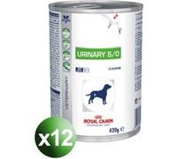 Royal Canin Veterinary Urinary S/O | 12 x 410 g | Aliment Complet diététique pour Chiens Adultes | pour la Dissolution des calculs de Struvite et la réduction des récidives de calculs de Struvite