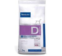 Croquettes - Virbac - Veterinary hpm Diet - Soutien Dermatologique - 7kg - Chien Adulte/Senior