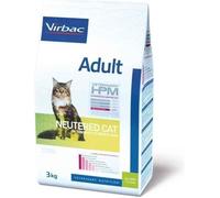 Croquettes - Virbac - Veterinary HPM Neutered Chat Adulte - 3kg - Faible en glucides - Riche en protéines