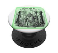 Croquis Amusant de la forêt avec Bigfoot m'a vu PopSockets PopGrip Adhésif