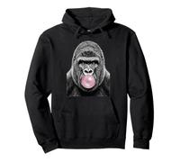 Croquis d'animaux Cool Gorilla Bubblegum Sweat à Capuche