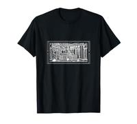 Croquis d'architecture Classique Style Grec Romain Vintage T-Shirt