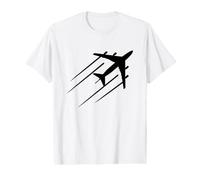 Croquis d'avion Passionné d'aviation T-Shirt Graphique avec Valeur